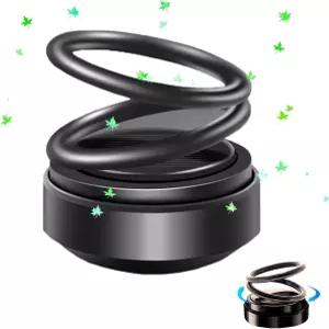 휴대용 키네틱 분자 히터 태양열 회전 이중 링 서스펜션 자동차 아로마테라피 장식품 실내 공간 화장실에