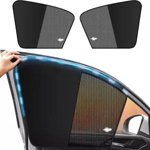 측면 창문을 위한 자동차 그늘막 마그네틱 하프 블랙아웃 및 시스루 운전석 햇빛 대부분의 낮잠 캠프