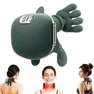 닥터 비브로 넥 마사지기 열이 있는 시아츠 및 허리 4D 반죽 시뮬레이션 인체 손 디자인 전기 심부 조직