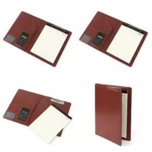 [문구] 결제판 서류철 서류 문서 A4 클립보드 8자리 계산기 갈색 결재판 애쉬클립레포트화일 레포트화일