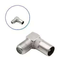 쌍문상회 지금 필요한 F Coms RF 안테나 F to유럽형 M 변환 커넥터 꺾임형