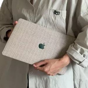 밀짚 패턴 맥북케이스 하드케이스 가방 노트북