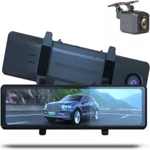 KBD 11.26인치 4K 스마트 리어 뷰 미러 대시 캠 전후면 차량 녹화 주차 지원 야간 시야를 위한 백업