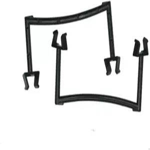 1세트 드론 랜딩 기어 25mm 하이텐 피트 브래킷 카메라 짐벌 보호 삼각대 확장 다리 DJI 스파크(블랙)에