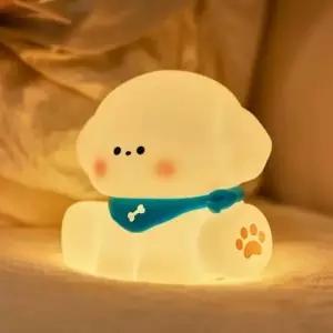 [Deco] 강아지무드등 타이멍 실리콘 수유등 수면등 취침등 간접조명