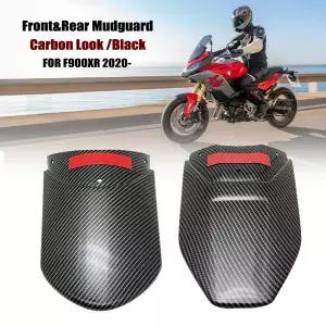 호환   F900R F900XR F900 XR F 900R 2021 2022 카본 룩 전면 리어 머드 가드 펜더 익스텐더 익스텐더 프로