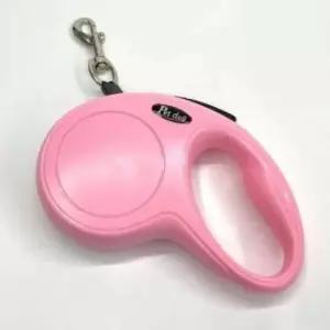 [반려] 강아지산책줄 반려견목줄 애견리드줄 애견목줄 리드줄 강아지 산책 자동 5m 핑크