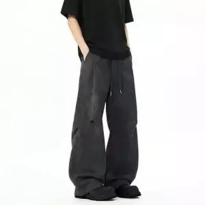 아이언하트 팬츠 캐주얼 봄 남성용 긴 트레이닝 트레이닝복 KKE1