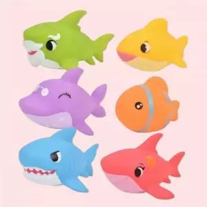 오즈토이 러버 목욕놀이 인형 6종 SQ22014 5 상어 1세트 4588834
