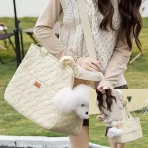 [반려] 이동가방 강아지외출용품 나들이가방 반려동물 40x29m