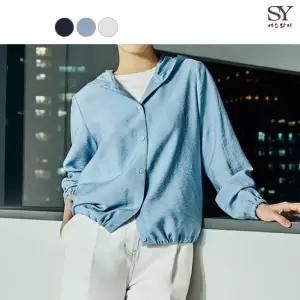 [홈쇼핑인기]에스와이 인견 블렌드 시어 후드자켓 1종