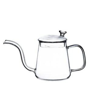 드립포트 내열유리 커피 홈카페 주둥이 핸드드립 포트 얇은 드립용 주전자 350ML