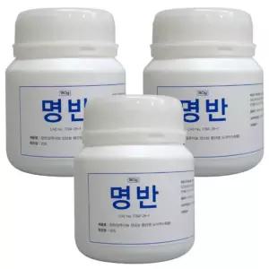 삼현제약 명반 180g 3개 백반가루 뱀퇴치 봉숭아 캠핑
