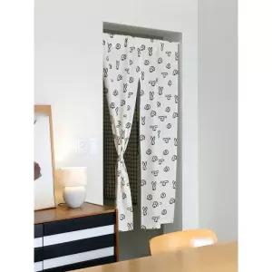 흡음커튼 방음 커튼 북유럽 반오픈 패브릭 도어 침실 욕실 주방용 사생활보호 파티션 빛 차단 방진