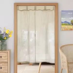 흡음커튼 방음 커튼 리넨 주방 도어 침실 파티션 식 하프 사생활보호 보호 풍수 홈 데코