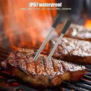무선 블루투스 BBQ 프로브 온도계 - 주방 및 바베큐용 정확한 음식 및 고기 온도 측정