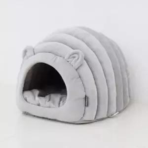 고양이집 강아지 하우스 그레이 중형 고양이 애견 숨숨집 1P