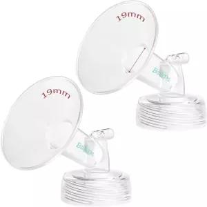 S1 S2용 19MM 와이드 마우스 플랜지 스펙트라 교체 펌프 부품 BPA 프리 여행 및 워킹맘에게 2팩