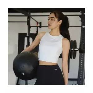 ANDAR 에어리핏 슬리브리스 크롭탑 109857