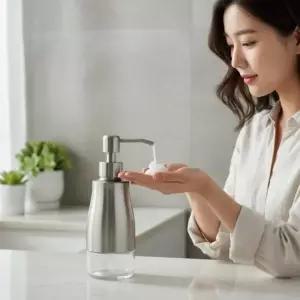 [SBD] 주방 샴푸 용기 리필 디스펜서 스테인리스 세제