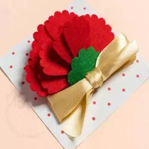 펠트 꽃 브로치 제작 키트 가슴 장식 핀 어버이날 선물 초등학생 만들기 재료