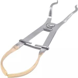 Chargenyang 1 단면 매트릭스 플라이어 금속 밴드 겸자 클립 링 배치 구강 관리 도구 스테인리스 스틸 소재