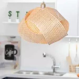 [데코] 팬던트 1등 라탄 주방식탁조명 주방등커버 식탁천장등 식탁펜던트조명