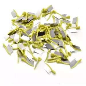 50팩 단면 매트릭스 웨지 어금니 및 전치 을 위한 복원 컨투어 금속 교정 도구 키트