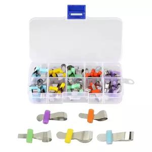 용 금속 복원 매트릭스 밴드 교정 단면 윤곽 장치가 있는 시트 리테이너리스 오토매트릭스 세트