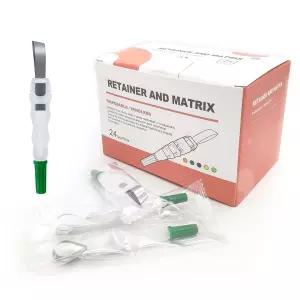 용 매트릭스 밴드 24개/박스 금속 복원 매트릭스프로펙토 180 조절 가능한 리테이너 크라운워크용 단면