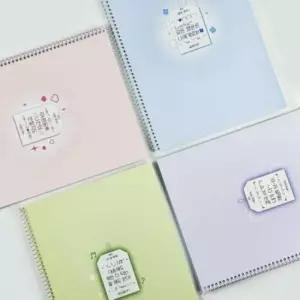 [문구] 7mm 픽셀부적 스프링노트 25매 1박스 180권 대량구매