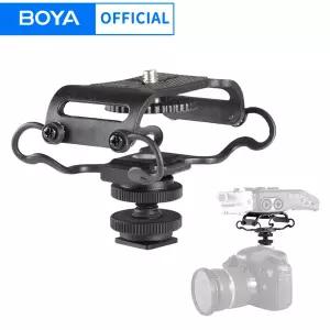 BOYA BY-C10 소니 Tascam DR-40 DR-05 레코더 Microfone Shockmount Olympus Tascam용 줌 H4n/H5/H6용 마이