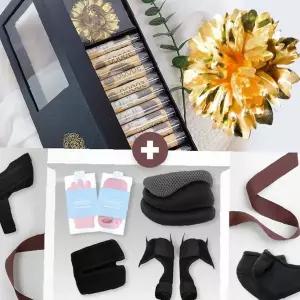 금박 24K 어버이날 부모님 선물 세트 양말 포함 감사 선물 구성품