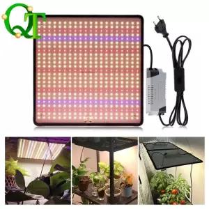 식물등 조명 45W LED 식물 성장등 측정용 서브보드 실내 식물채소꽃 재배용 - 스위치 EU 콘센트