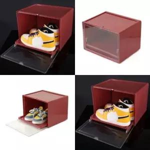 [생활] 슬라이딩 신발정리함 레드 슈케이스 거실