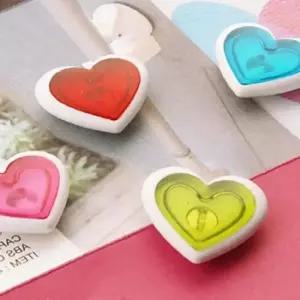 [문구/오피스] 하트 캐릭터자석홀더 5포장 20P메모홀더 메모대 클립홀더 포스트 메모꽂이