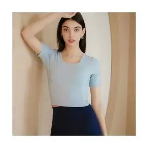 ANDAR 위드브라 스퀘어넥 크롭탑 (패드 내장형) 109913