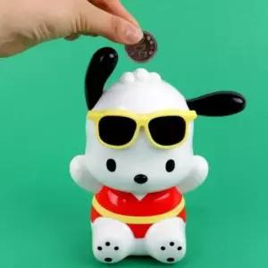 [문구/오피스] 귀여운 저금통 사운드 LED 동전 보관함 쩐테크-강아지