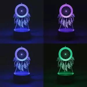 [Deco] 아크릴 무드등 드림캐처 침실등 led무드등