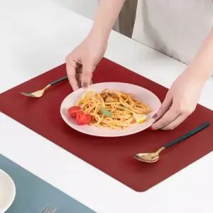 식탁의 품격 레드 테이블 매트 1개