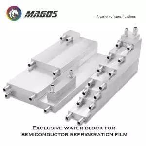 CPU 워터 블럭 알루미늄 반도체 TEC1 열전기 펠티어 OD7-8mm 호스 액체 냉각기 40 80 120 160 200 300mm
