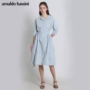 아날도바시니 보누르 더블포켓 셔링플레어 원피스