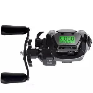 디지털 소형전동릴 한치 갈치 쭈꾸미 낚시릴 블랙 왼손 케이블 전동릴 베이