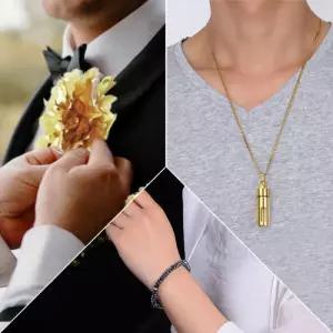 24K 금카네이션 어버이날 협심증약목걸이 테라헤르츠팔찌 세트