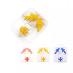 수면 수영 학습 집중 팽이형 실리콘 귀마개 코마개 세트 소음 물 차단 어린이