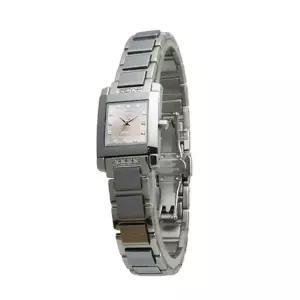 킹덤 고품격 다이아몬드 텅스텐 여자 선물 명품 예물 고급 사각 메탈 손목 시계 / KD3050FD