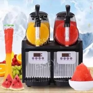 슬러시 저전력 휴게실 학원 전동 슬러쉬 2구 메이커 소형 공부방 가정용 기계