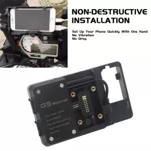 호환  USB 충전기 R1250GS LC 어드벤처 R1200GS F850GS F750GS F900XR F900R 용 홀더 스탠드 받침대 브래킷