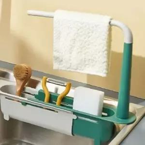 싱크선반 스테인리스 배수형 주방 세제 수세미 정리 욕실 소품 거치대