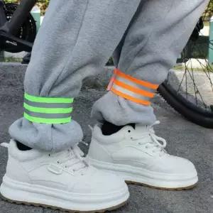 야외활동 반사 밴드 2p 발목 손목 겸용 형광 스트랩 자전거 조깅 보행자 시인성